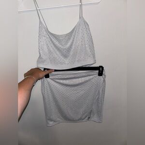 Rhinestone matching set size L